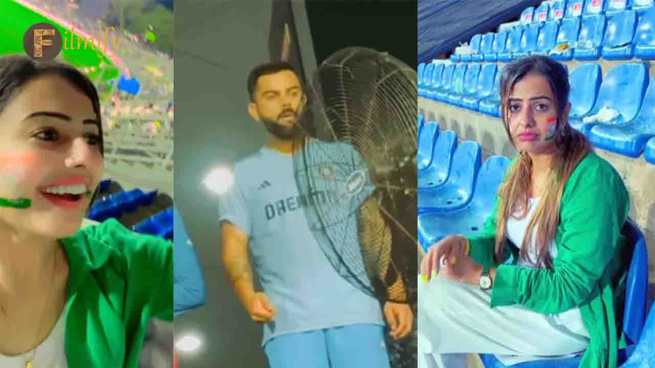 A Pakistani fan does THIS with Anushka Sharma's husband at the IndvsPak match