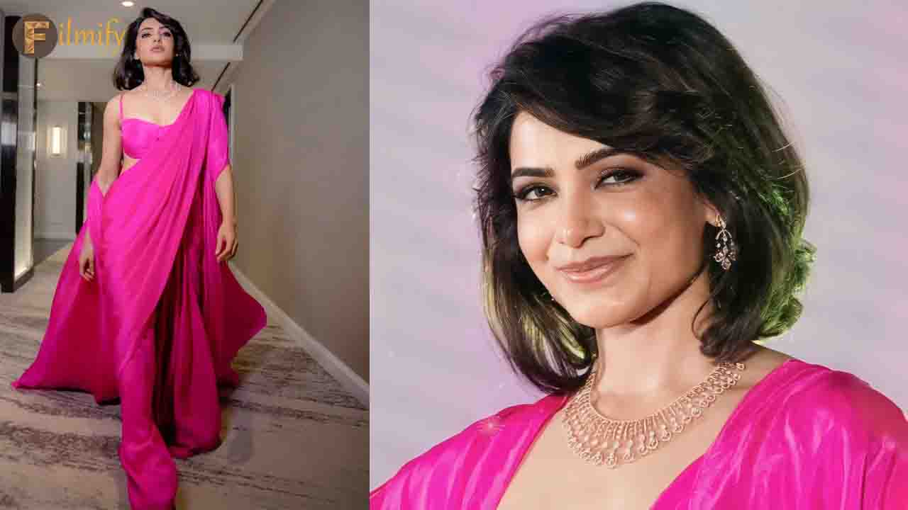 Samantha Ruth Prabhu slays in a bright pink saree! Check out her gorgeous pics here.
