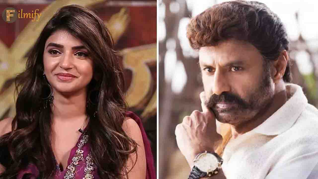 NBK's first reaction after knowing Sree Leela is playing Vijji Papa is adorable!
