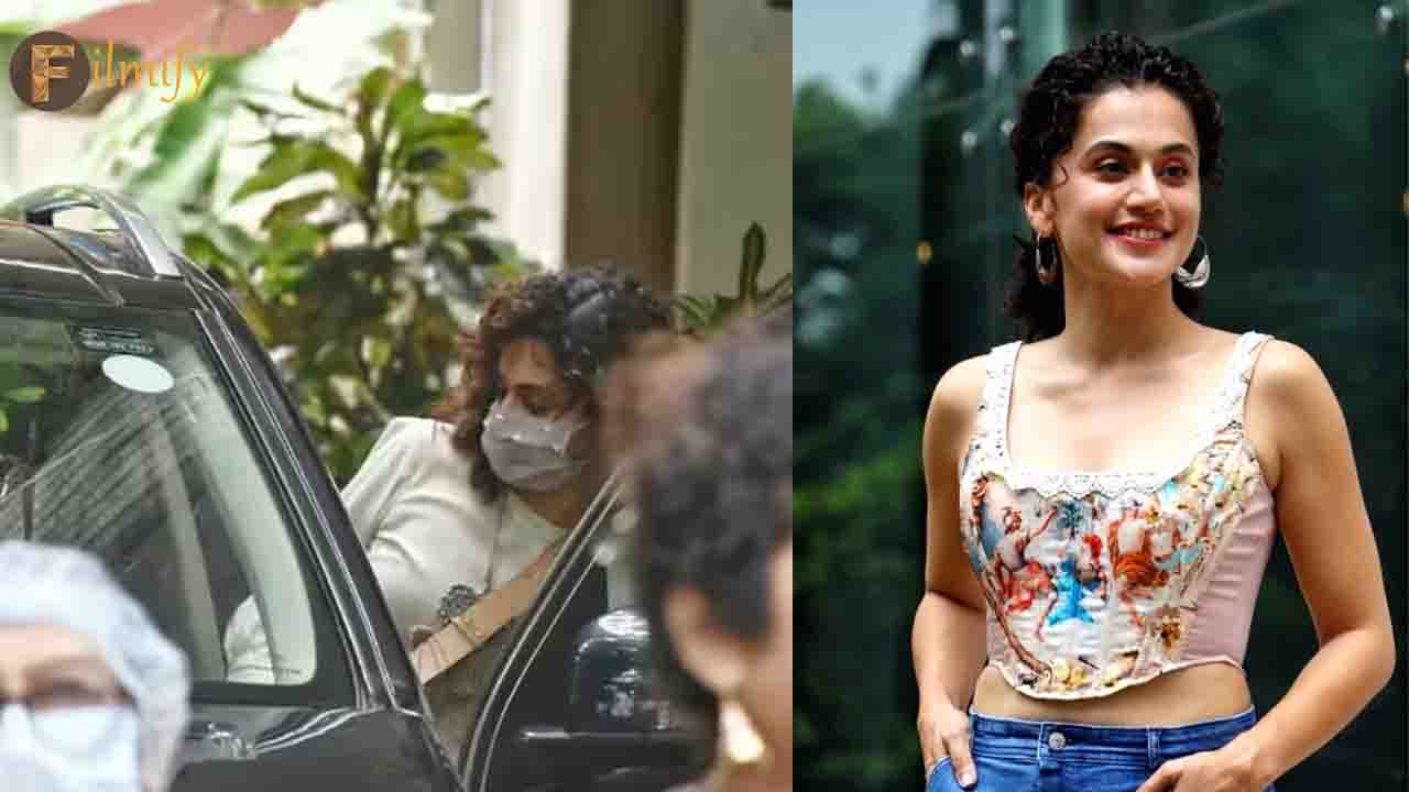 Taapsee Pannu is upset with people blocking her way!