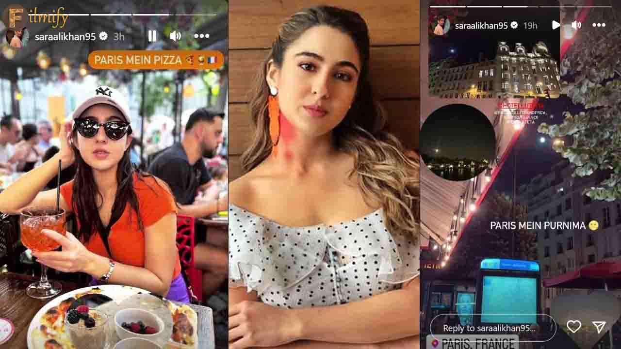 Here's what Sara Ali Khan is up to during her visit to Paris