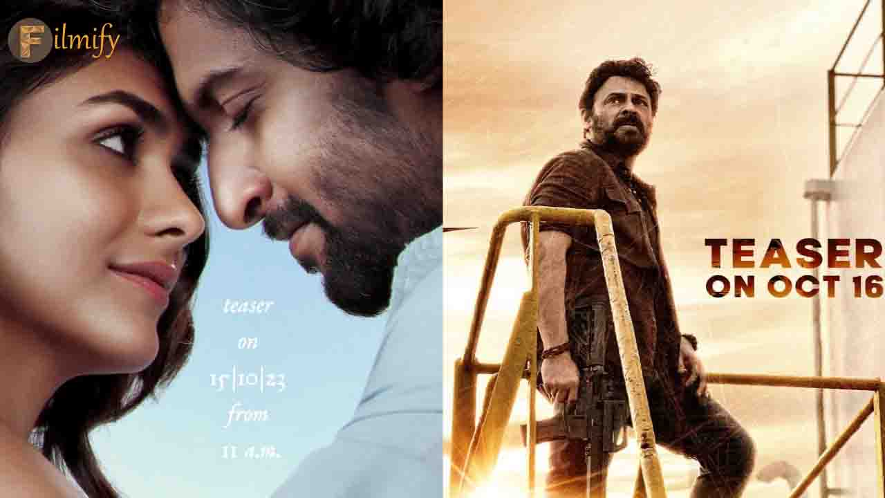 Tollywood upcoming film updates. ''Hi Nanna'' and ''Saindhav'', gear up for the teaser drop!