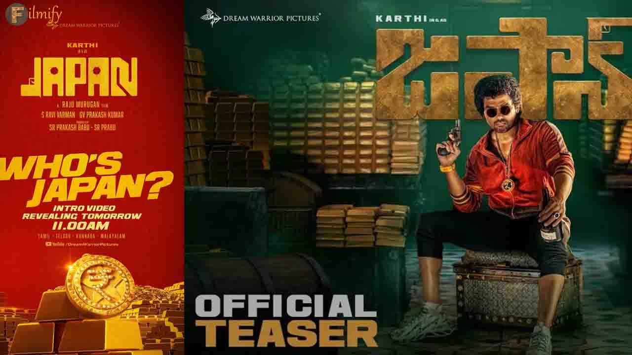 Karthi's heist film Japan teaser seems more twisted than anticipated!