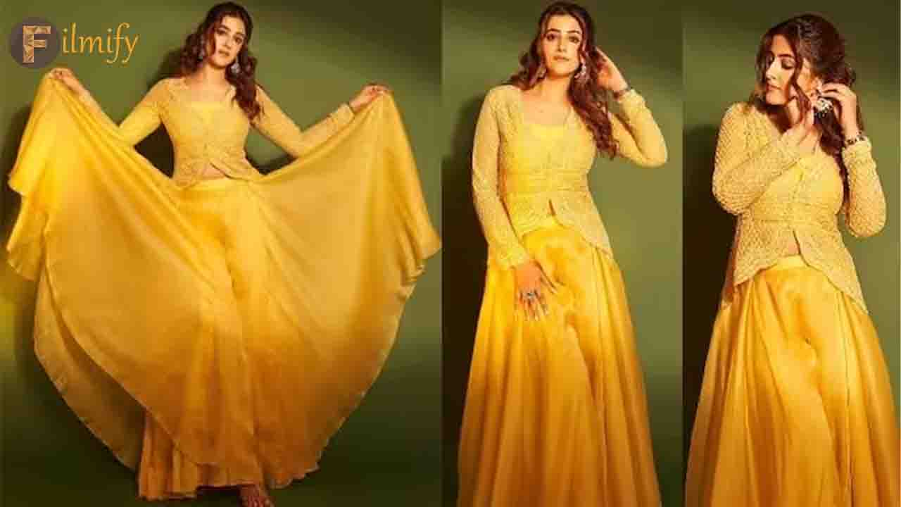 Nupur Sanon slays in a yellow dress! Check in for more pictures.