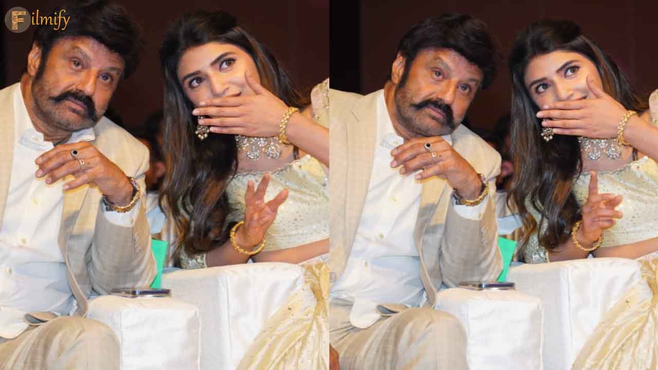 Sreeleela and Balayya were spotted at the event!