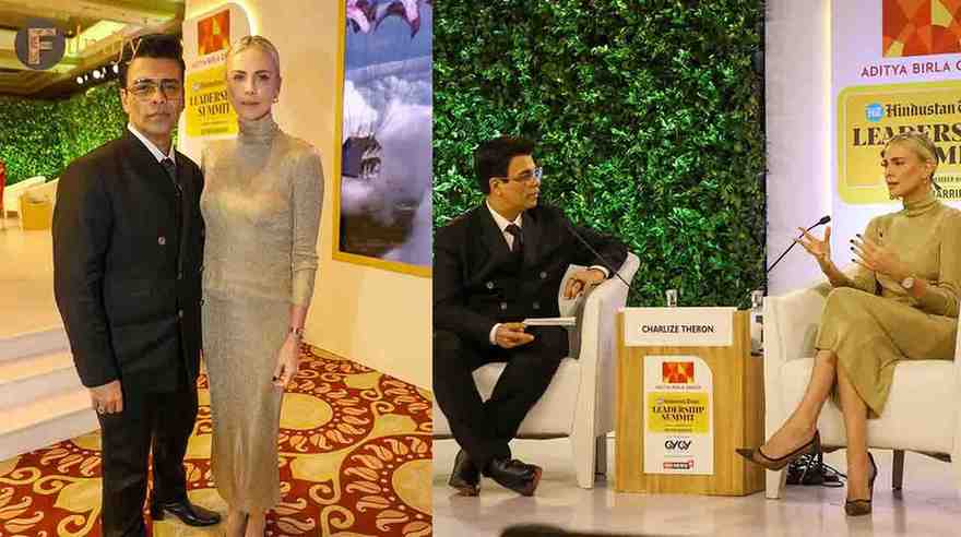 Karan Johar shares pic with Oscar-winning actress Charlize Theron!