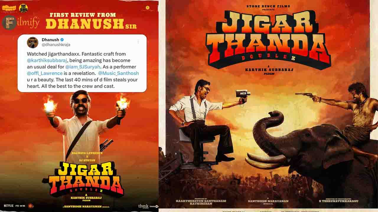 Jigarthanda Double X Twitter review! Check out Dhanush's review here.