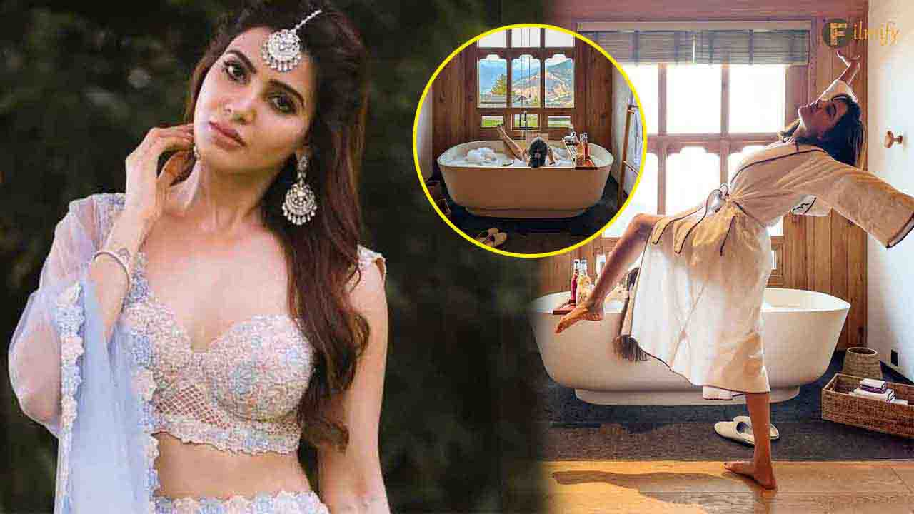 Samantha's bold pictures in bathrobe stealing the limelight