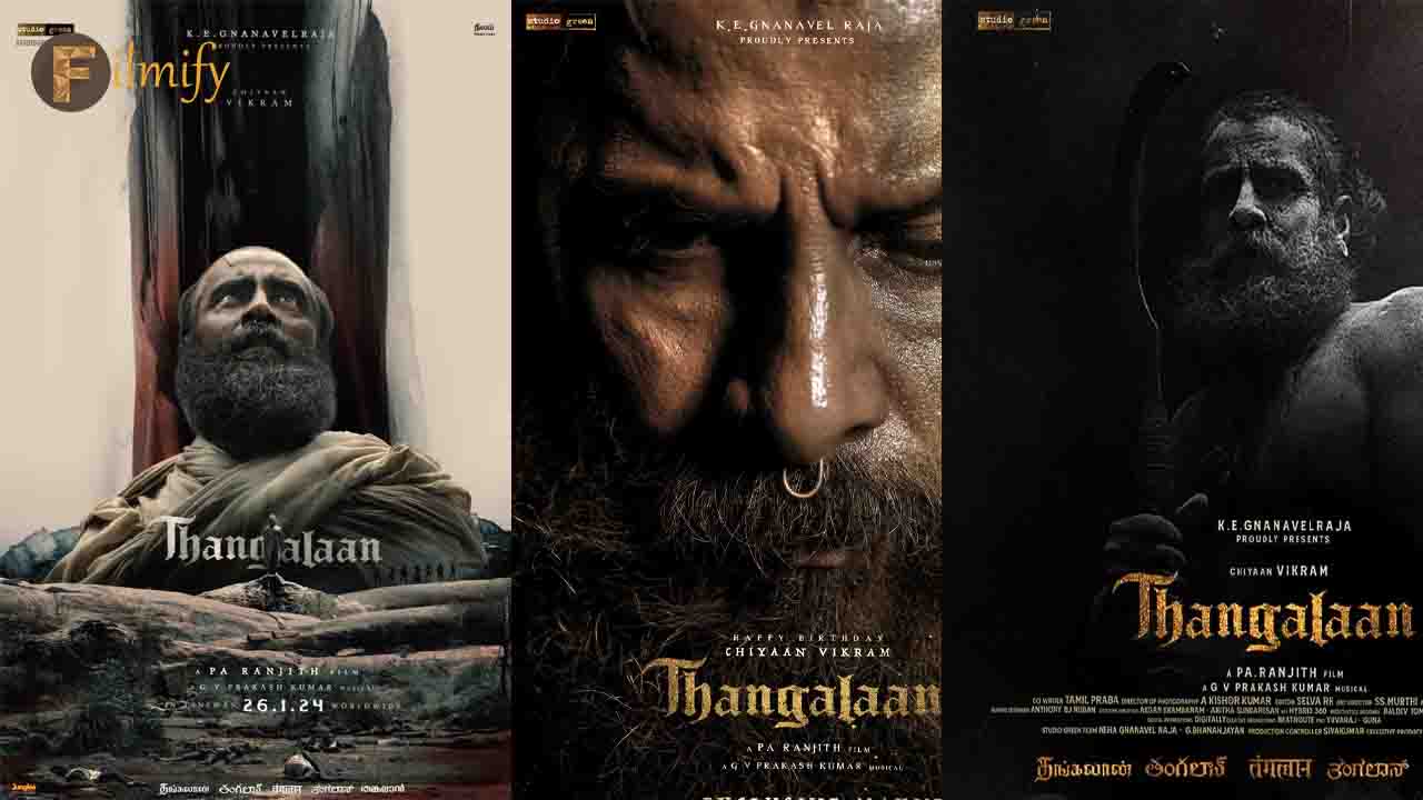 Check out Chiyaan Vikram's Thangalam thriller teaser!