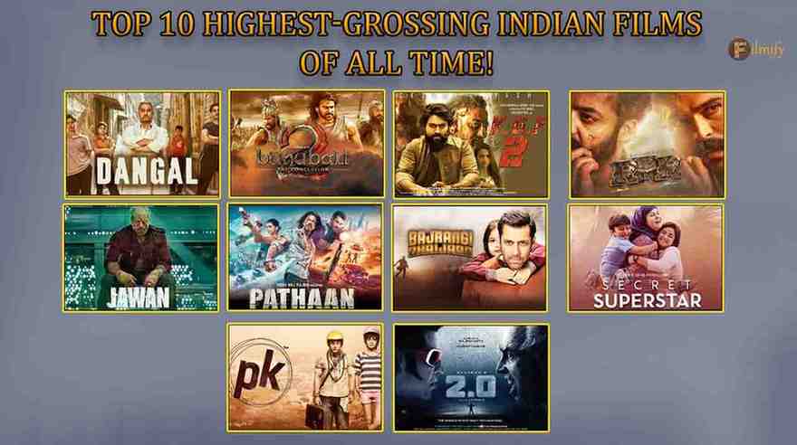 Check out the top 10 highest-grossing Indian films of all time!