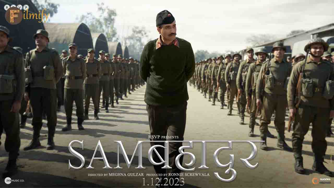 Sam Bahadur trailer is set to be out on...