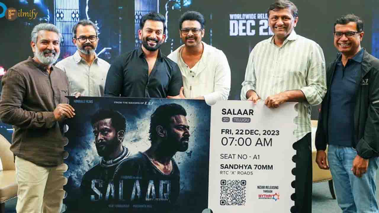 Salaar's first ticket is bought for hefty price: know who bought the second?