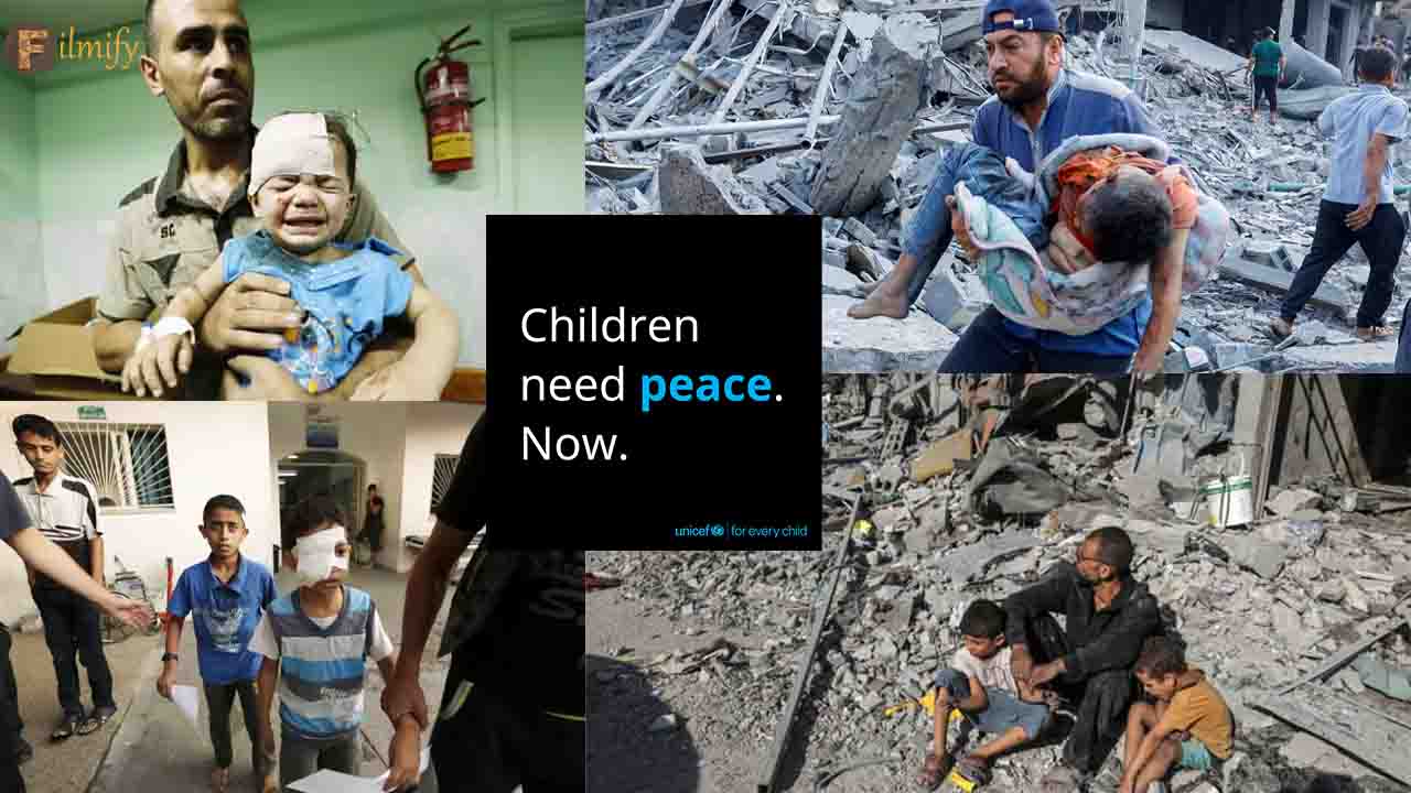 Priyanka Chopra's powerful message for world leaders! Children need peace. Now.