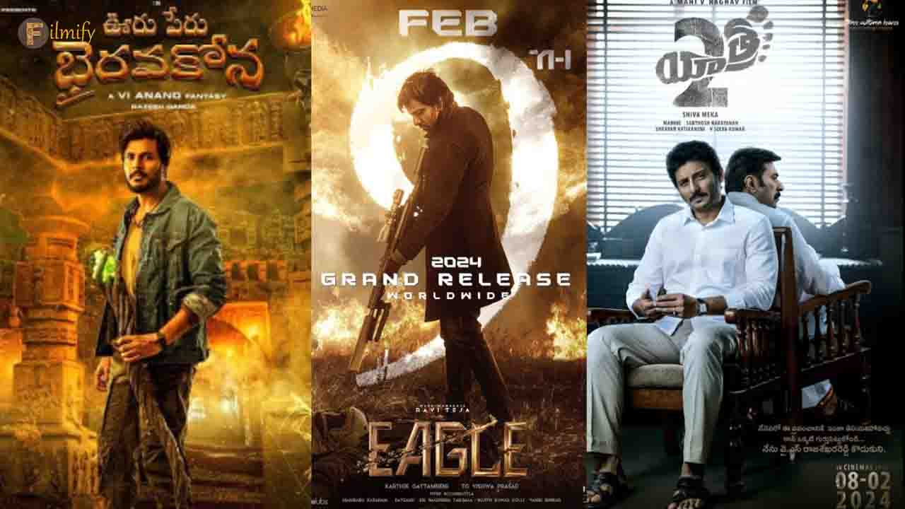 Ravi Teja's Eagle aims for set solo release to avoid clash with and Yatra 2 and Ooru Peru Bhairavakona
