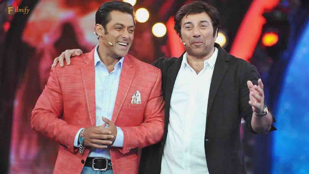 Sunny Deol and Salman Khan join forces for a blockbuster film!