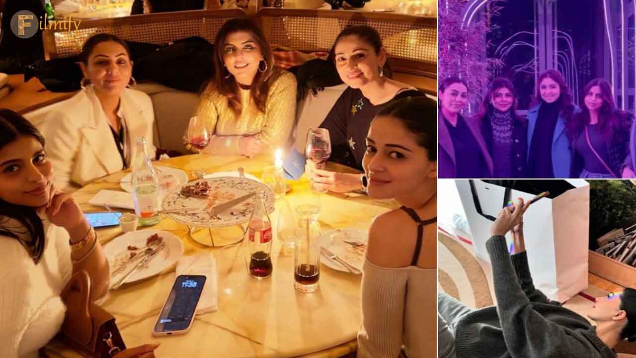 Suhana Khan and Ananya Panday spends quality time with mommies in paris! Netizens reacts
