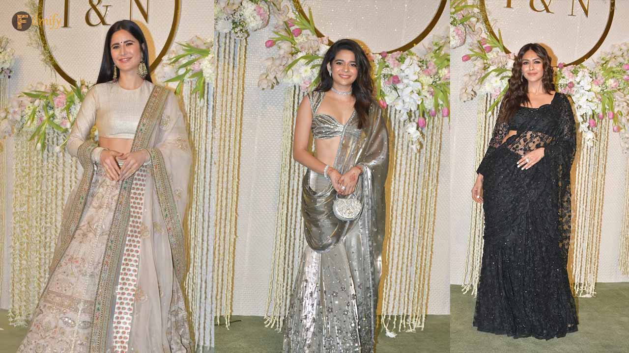Stunning Divas gracing the Amir Khan's daughter Wedding reception