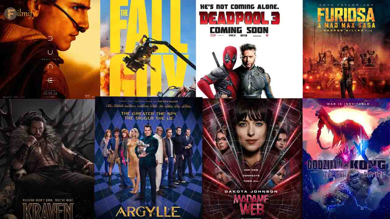Hollywood anticipated films in 2024!