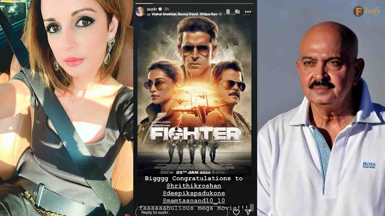 Hrithik Roshan's ex-wife and father praise Fighter