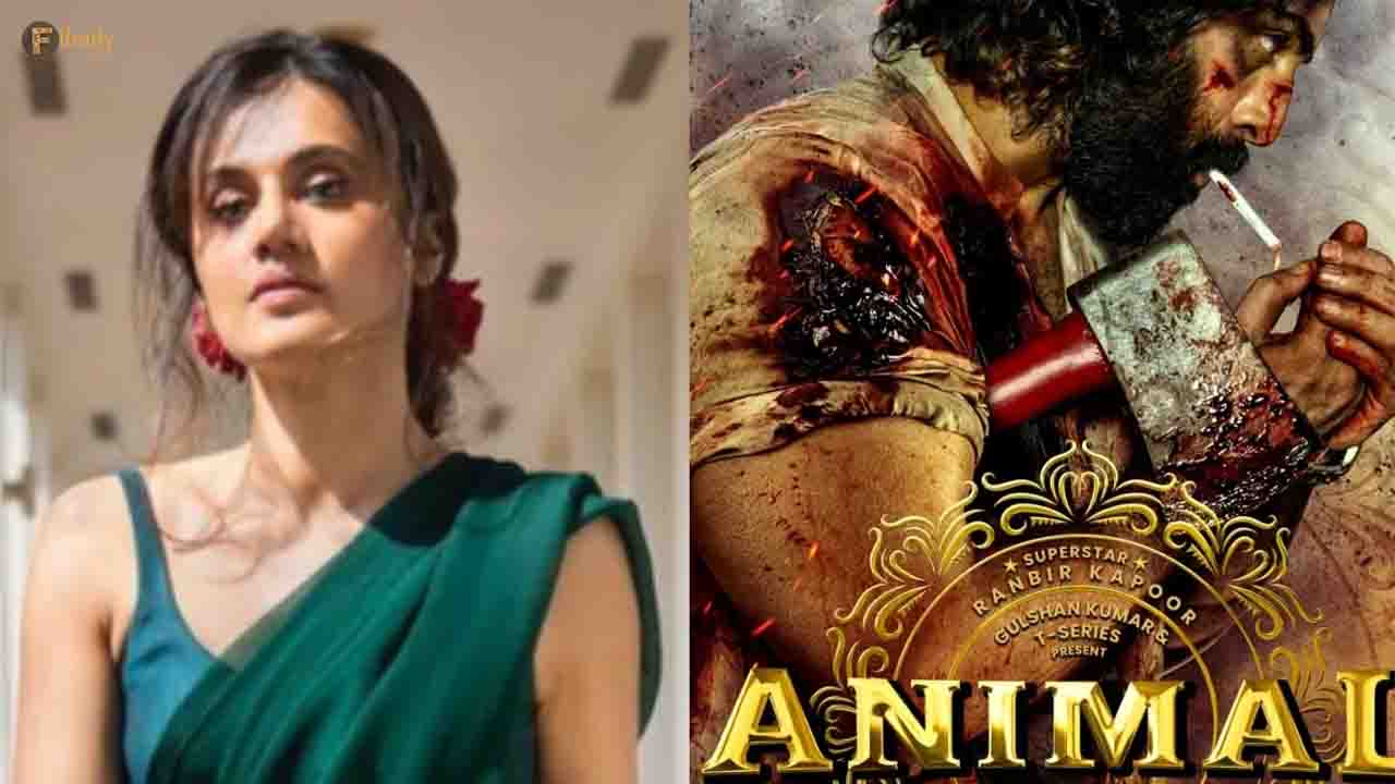 Taapsee Pannu shares her opinion on 'Animal'