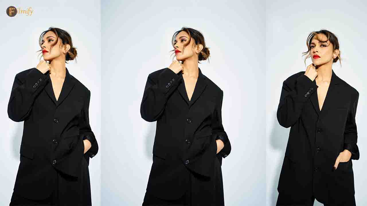Deepika Padukone is such a ''Fighter'' slayer in a black pantsuit!