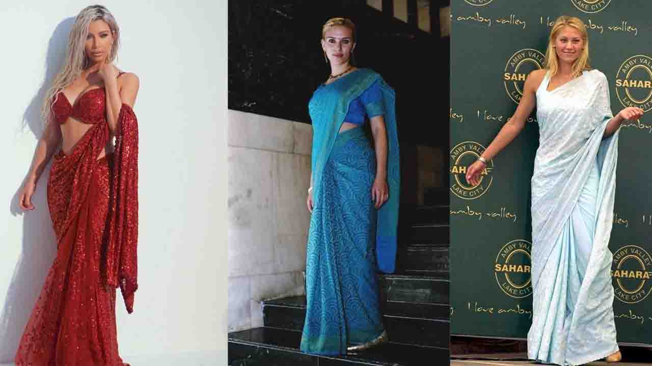 List of Hollywood actresses dolled up stunningly in Indian sarees