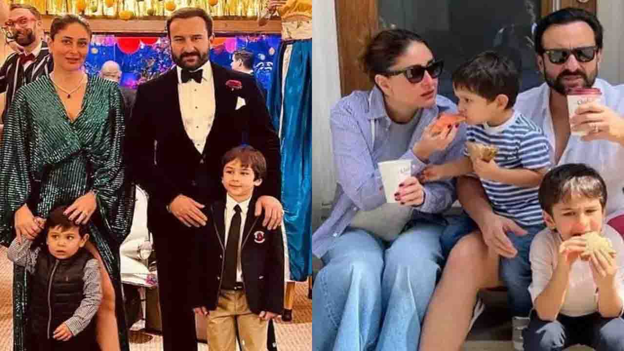 Bollywood couple Kareena Kapoor Khan and Saif Ali Khan's younger son Jehangir Ali Khan turns three years