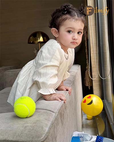 Celestial Doppelgangers: The Striking Resemblance of Ranbir Kapoor-Alia Bhatt's baby Raha and Haleema, Atif Aslam's Daughter
