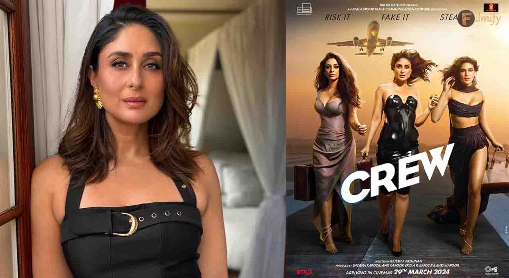 Kareena Kapoor Khan's Excitement Builds for 'Crew' Release":Counting Down: