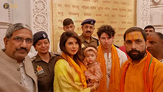 Priyanka Chopra visited Ayodhya Ram Mandhir with Nick Jonas and Maltie Marie ! Shares photos