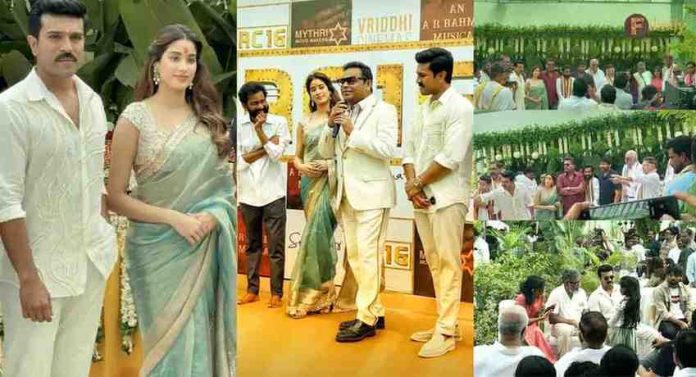 Ram Charan and Janhvi Kapoor's RC16 commenced its Pooja Ceremony