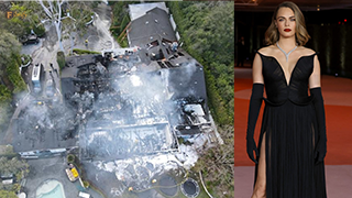 Model and actress Cara Delevingne's $7 million house caught fire