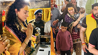 Kangana Ranaut seeks blessing at Bagalamukhi, Jwala Devi Temple, on her birthday