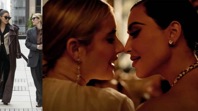 Kim Kardashian Lesbian Romance With Emma Roberts