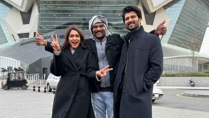 Mrunal thakur's special note on Family Star shoot wrap