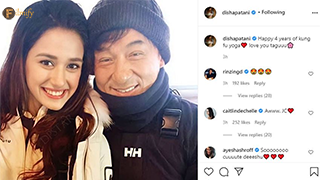 Disha Patani shares a touching note for Jackie Chan on his birthday!