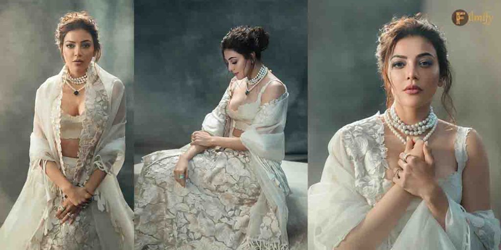The Timeless Elegance of Kajal Aggarwal and the White Swan