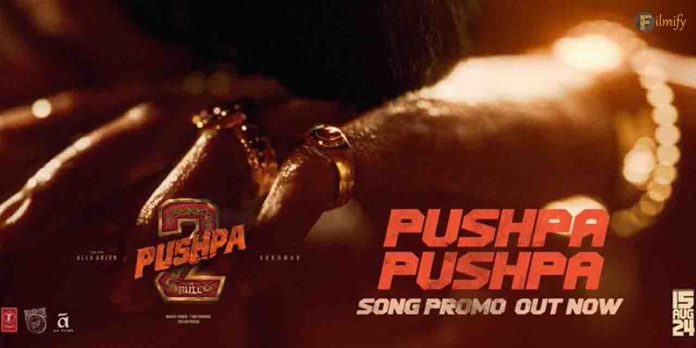 Pushpa 2 The Rule First single promo Out Now
