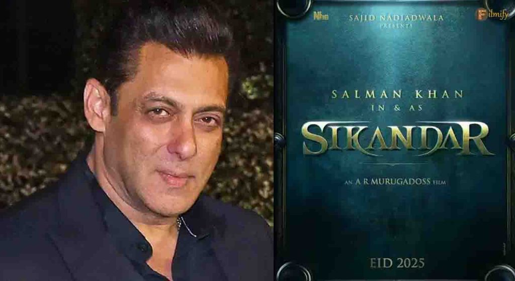 Salman Khan To Shoot Under Security For Sikandar ?