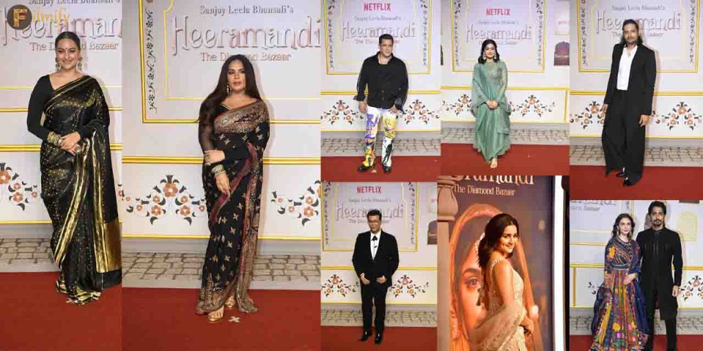 Celebrities At Sanjay Leela Bhansali Heeramandi Premiere
