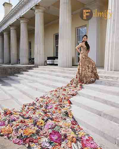 Isha Ambani Blossoms in a 3D Saree-Gown at Met Gala 2024