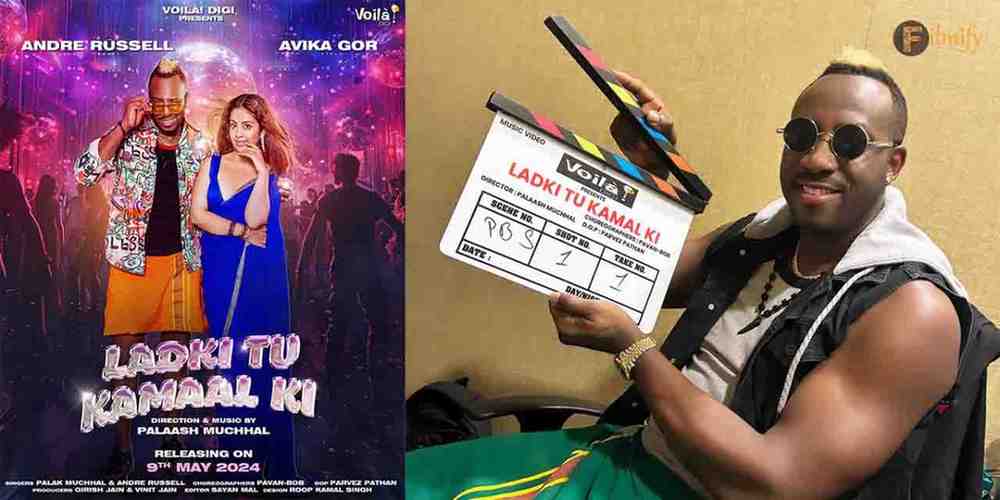 Cricketer Andre Russell Joins Avika Gor for Debut Music Video