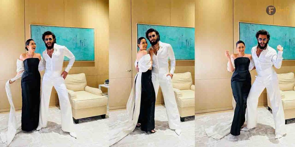 Ranveer Singh and Karisma Kapoor: A Captivating Duo Strikes a Quirky Pose