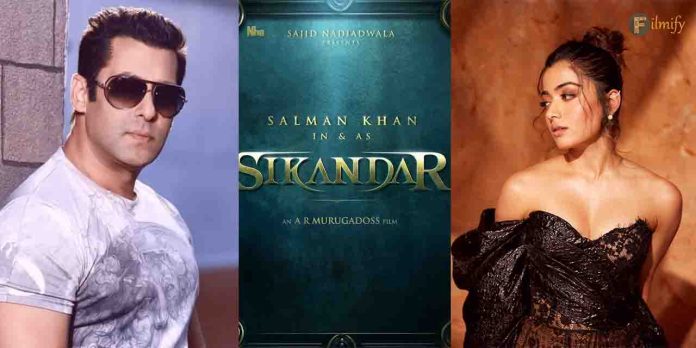 Bollywood’s Fresh Pair: Rashmika Mandanna and Salman Khan Join Forces in “Sikandar”